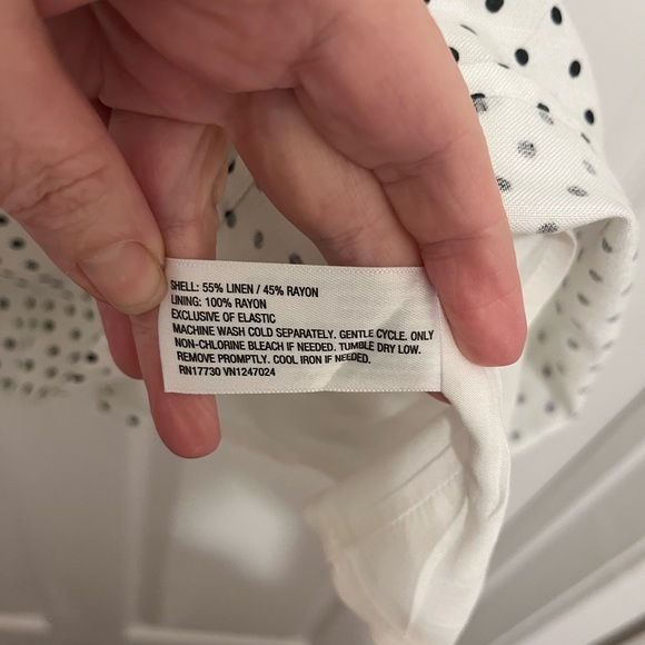 Kate Spade x Target White And Black Polka Dot Babydoll Tank Top Size XS - Picture 5 of 9